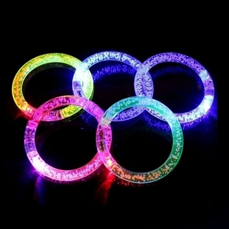 Luminous Bangle Acrylic Bangle Flash Colorful Bracelet Toy