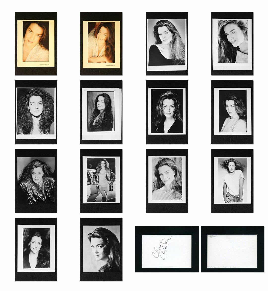 Claudia Christian - Signed Autograph and Headshot Photo Poster painting set - Babylon 5