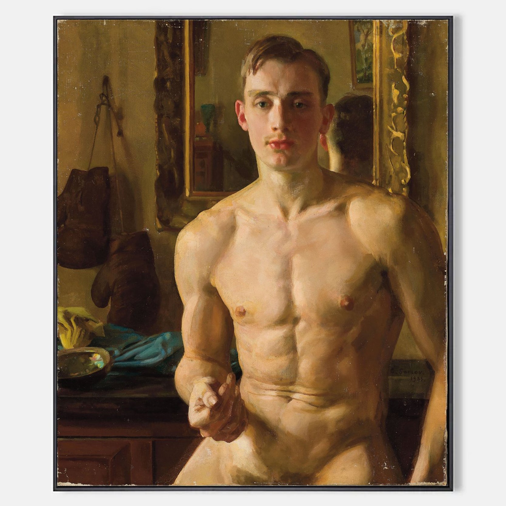 Arabelart The Boxer by Konstantin Somov - Famous Art Reproduction