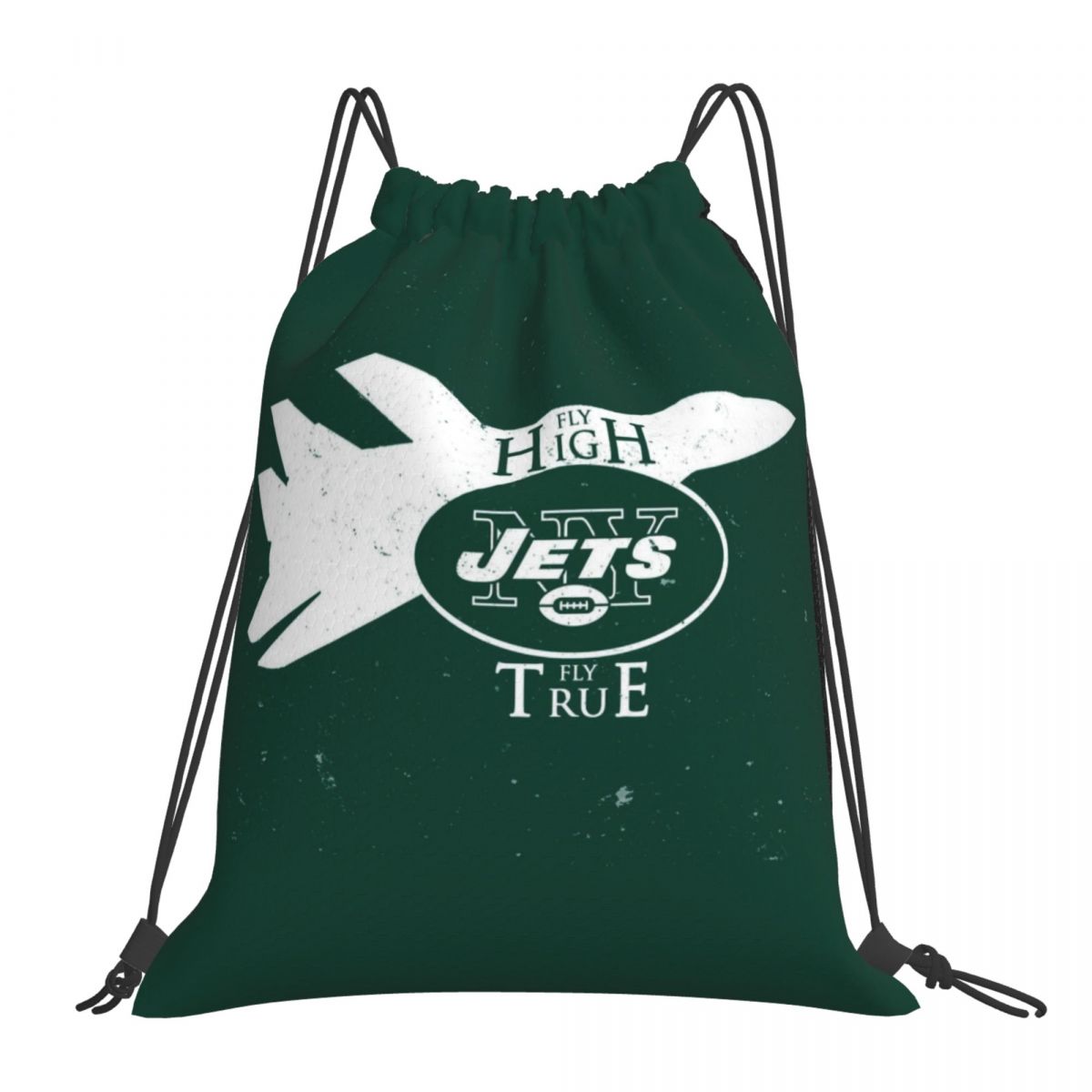 New York Jets Fly High Drawstring Bags for School Gym