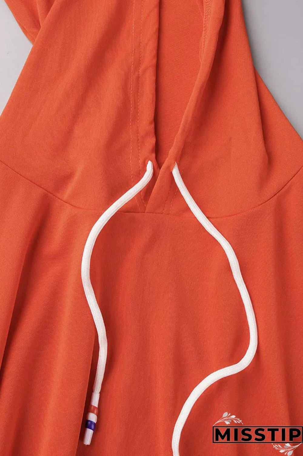 Red Casual Solid Patchwork Hooded Collar Long Sleeve Two Pieces