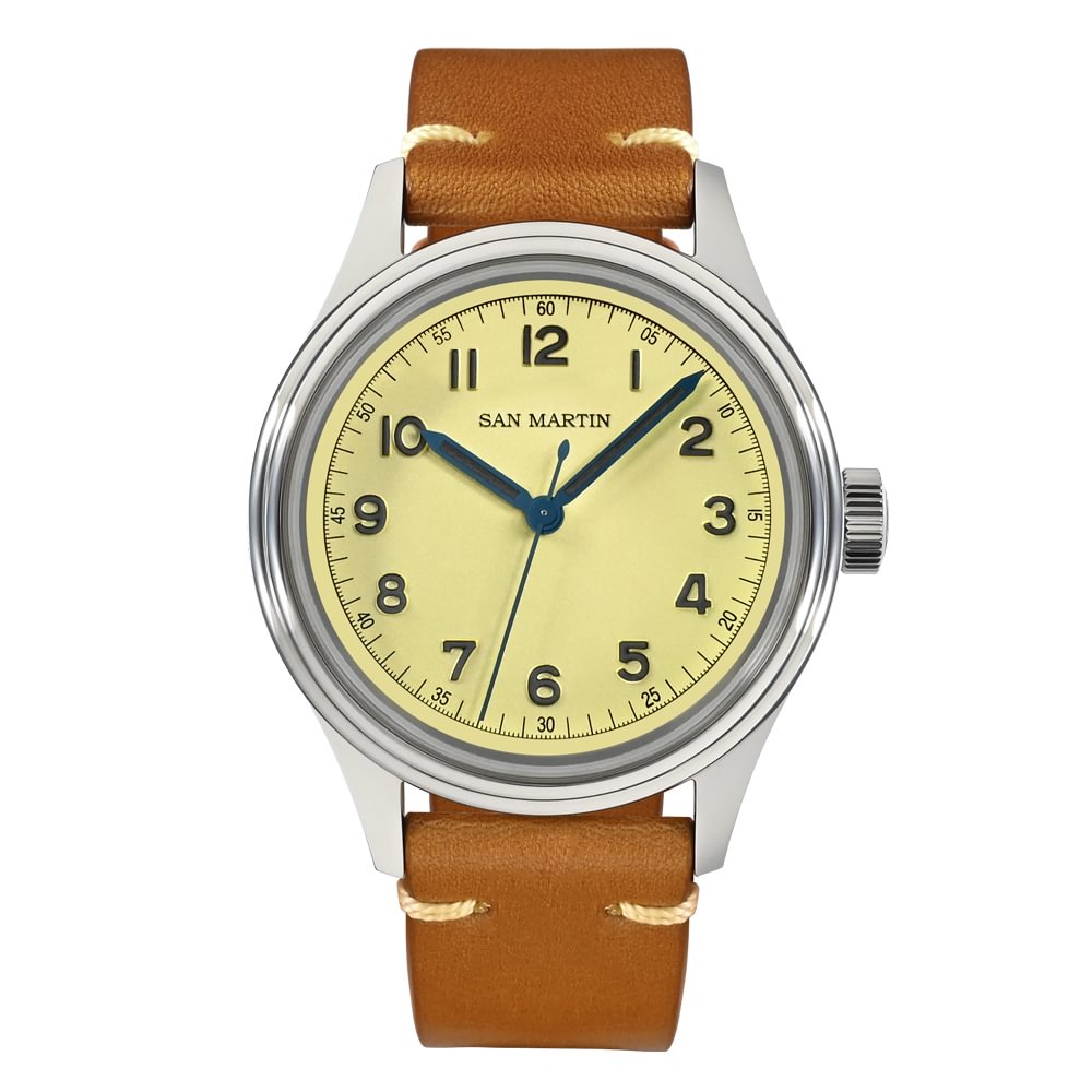 San Martin 38.8mm Pilot NH35 Vintage Military Watch SN108-G San Martin Watch 