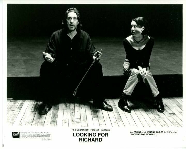 Al Pacino Winona Ryder 1996 Original 8x10 Press Photo Poster painting