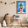 5D Kit Rhinestone DIY Wreath Lighthouse Full Round Drill Diamond Painting