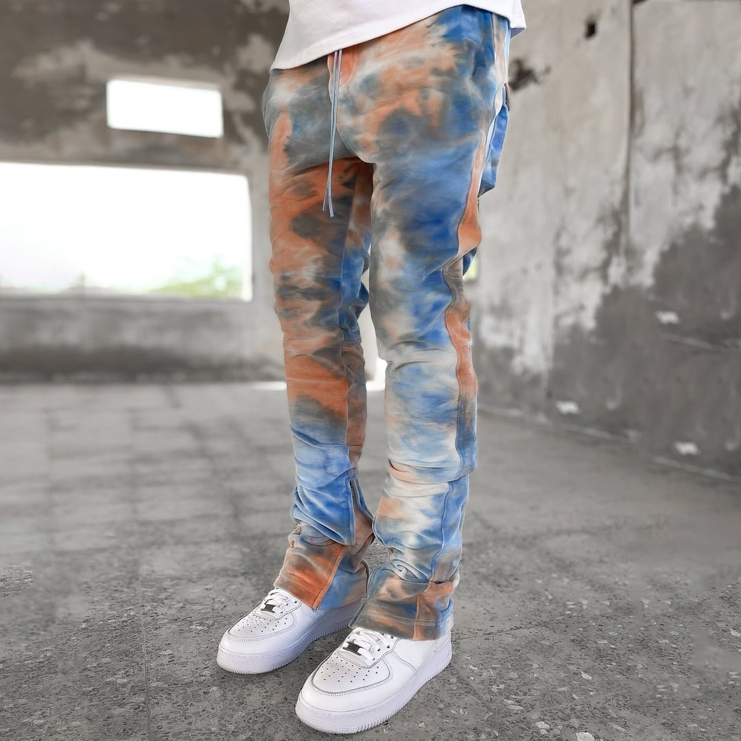 Retro personality street style casual trousers