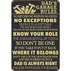 Dads Garage Rules - Metal Tin Signs(8*12Inch/12*16Inch)