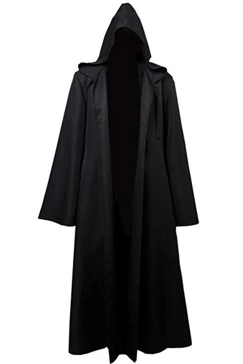 Anakin Skywalker Cosplay Costume Only Black Cloak Outfits Halloween Carnival Suit