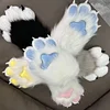 Cat Paw Fluffy Gloves With Squeaky Sound Furry Love Cosplay Prop Girls Gift Idea