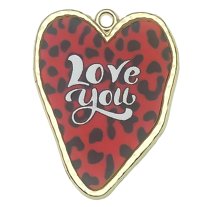 1 Piece 13*30mm 15x25mm 31x24mm Zinc Alloy XOXO Letter Heart Shape Pendant Jewelry Accessories