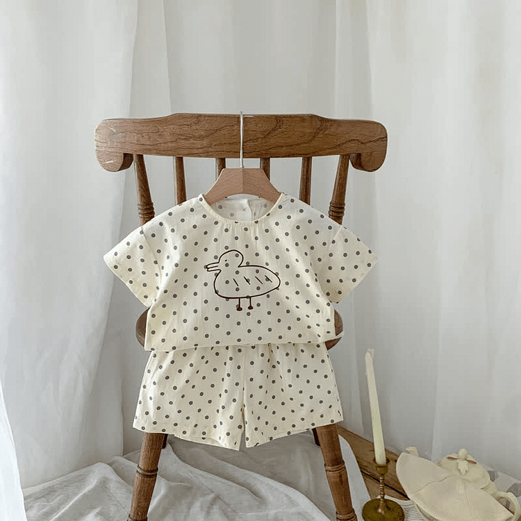 Baby Duck Round Neck 2 Pieces Set