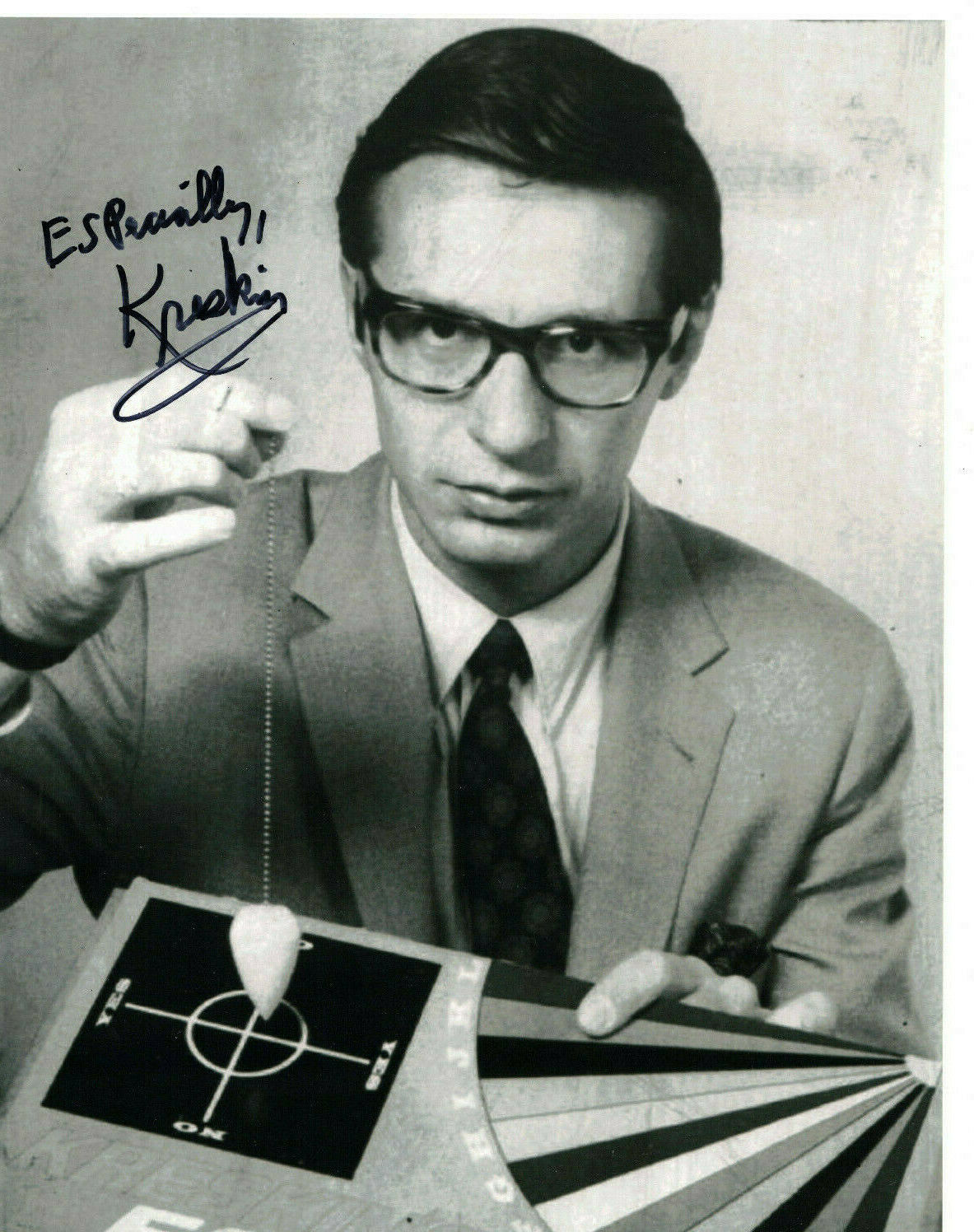 The Amazing Kreskin Authentic Signed 8x10 Photo Poster painting Autograph, Mentalist, ESP