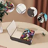 (US Local)Diamond Painting Storage Box DIY 5D Diamond Painting Jewelry Box for Women (Owl)
