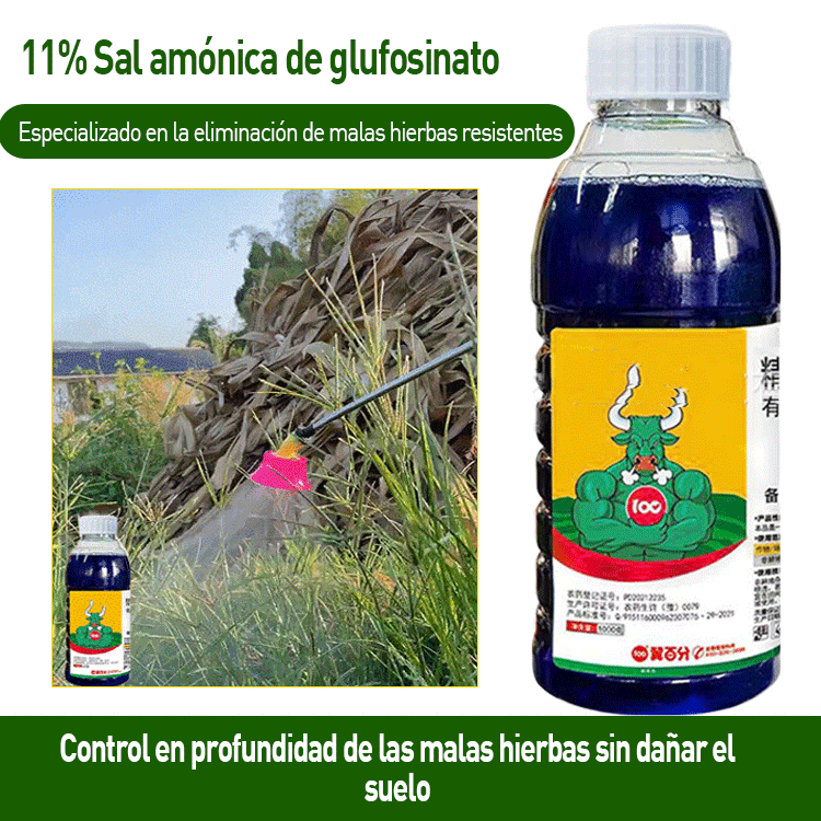Herbicida glufosinato de alta concentración