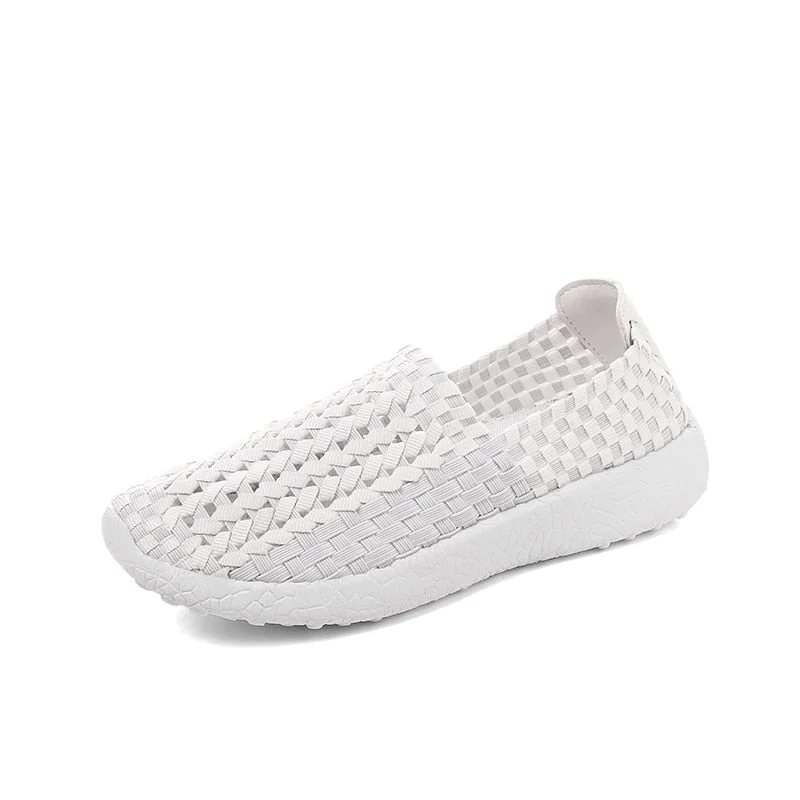 Summer new weave shoes shoes easy to wear temperament shoes light comfortable casual shoes