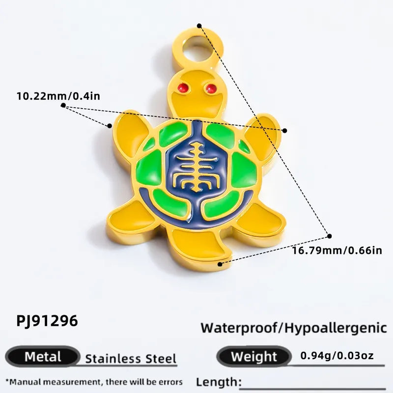 1 Piece 11.1*11.2MM 15.7*17MM 304 Stainless Steel Heart Shape Pendant Chain Jewelry Accessories