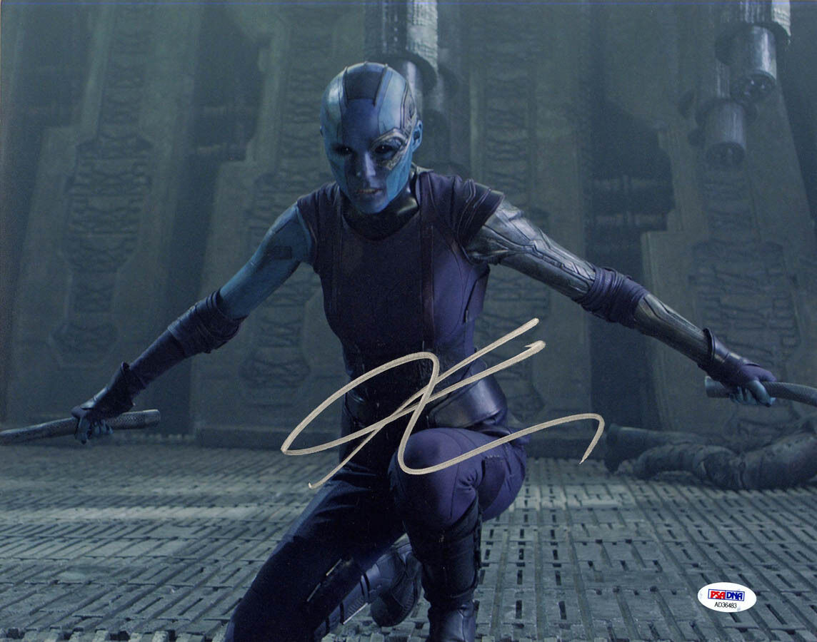 Karen Gillan SIGNED 11x14 Photo Poster painting Nebula Guardians of the Galaxy PSA/DNA AUTOGRAPH