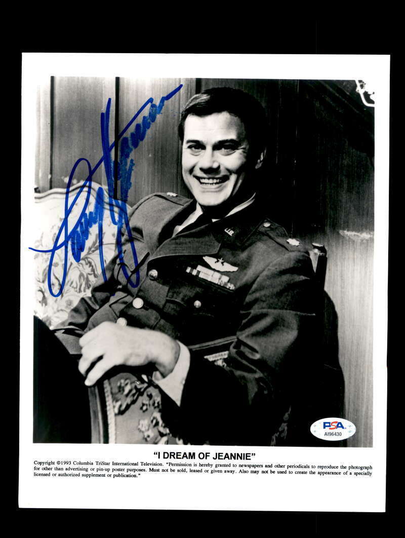 Larry Hagman PSA DNA Coa Signed 8x10 I Dream Of Jeannie Photo Poster painting Autograph