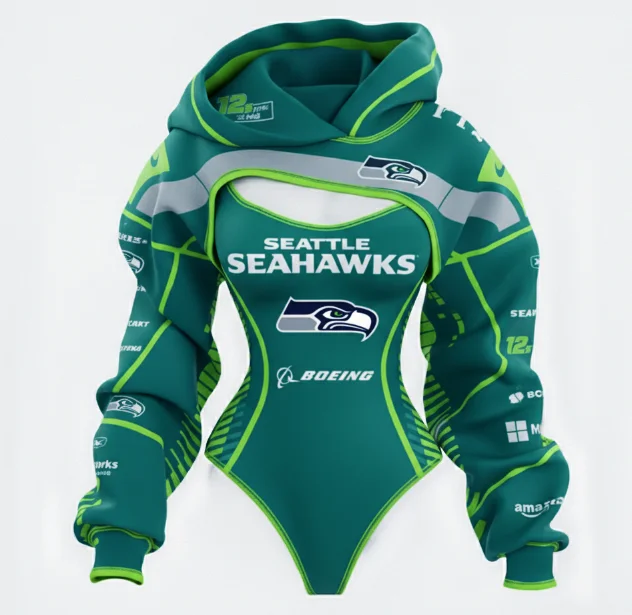 2026 New Women's Rugby Team Logo Digital Print Irregular Cut Suit