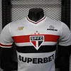 Joyfball 2025/2026 Player Version S&atilde;o Paulo Home Football Jersey 1:1 Thai Quality（The player version jersey is a bit tight, please pay attention to the size selection）