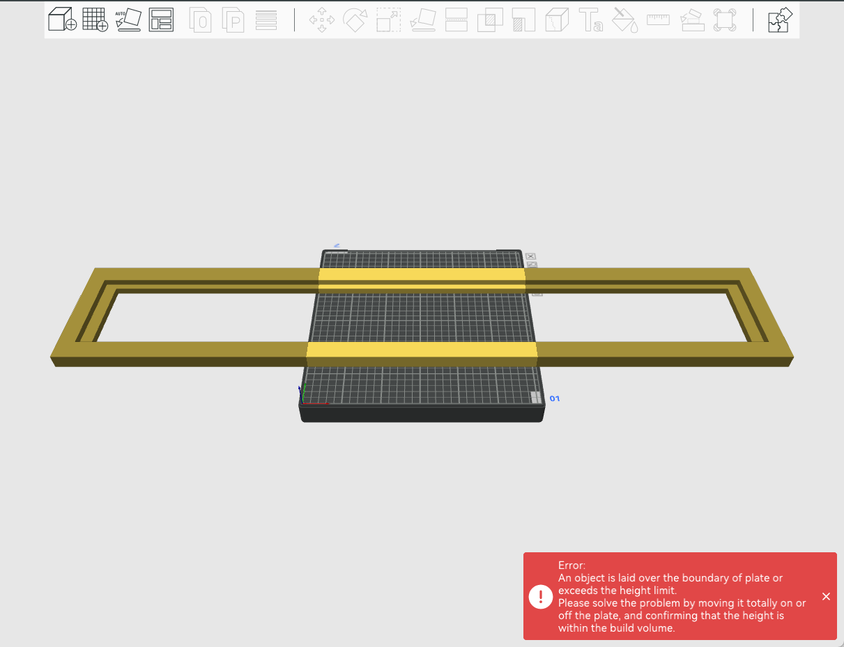 模型切割前状态