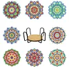 DIY Acrylic Diamond Painting Special-Shaped Drill Point Drill Coaster Set
