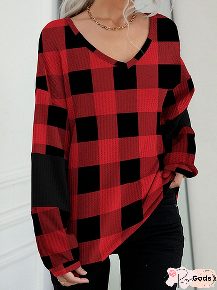 Loose Geometric Casual T-Shirt