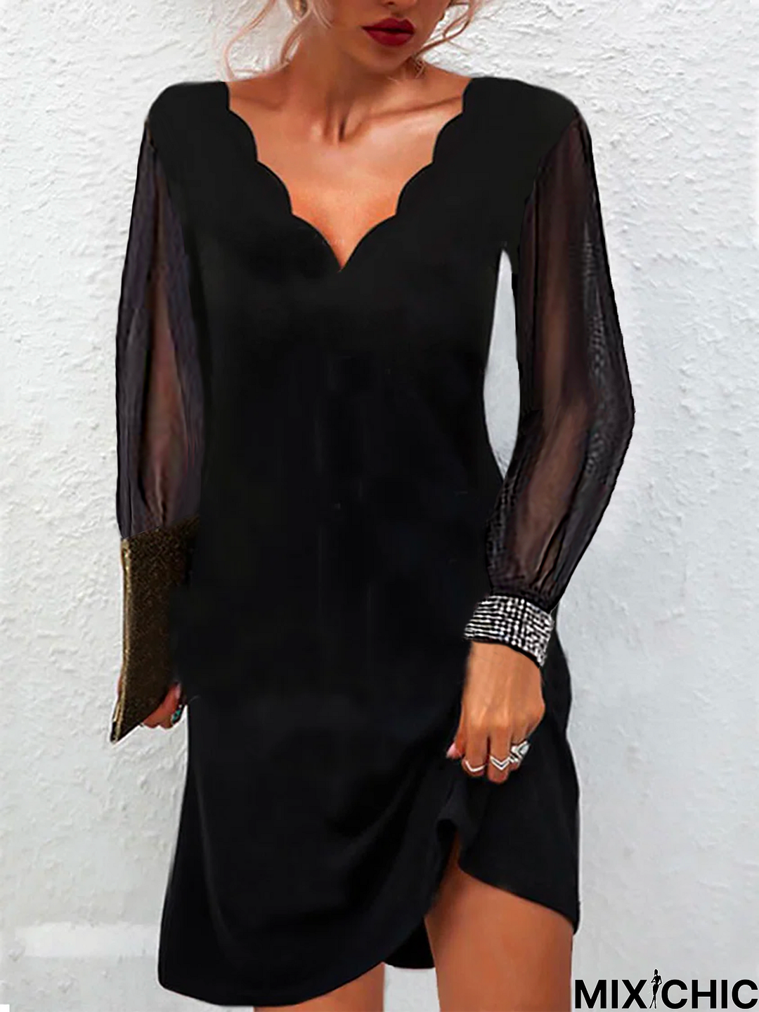 Long Sleeve Party Dress