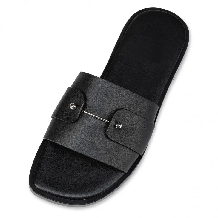 Gentleman's Shoes Red Bottom Classic Sandals-vocosishoes