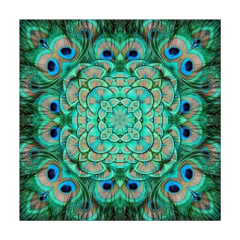 

30*30CM - Peacock - Round Drill Diamond Painting, 501 Original
