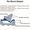 Post Mount to Flat Mount Brake Adapter 140mm / 160mm Bike Disc Brake Adapter PM to FM Caliper Bicycle Rotor Adaptor Aluminum Alloy Bike Accessories