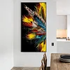 Feather-Full Round Diamond Painting(50*100cm)