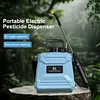 8L Pesticide Sprayer with Adjustable Shoulder Strap Electric Garden Flower Spraying Equipment Retractable Wand for Yard Lawn