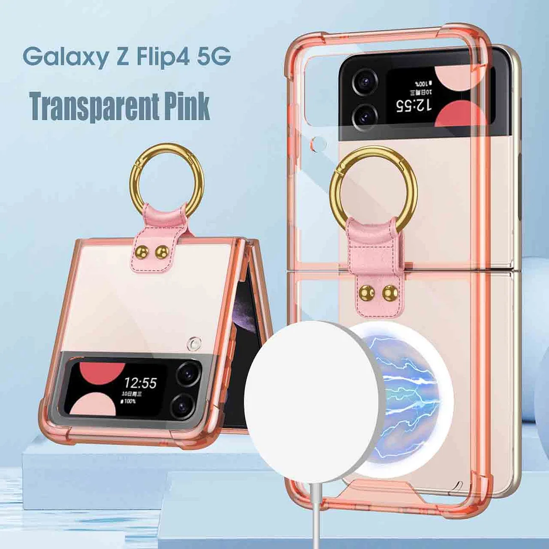 Suitable For Samsung Z Flip 4 Airbag Anti Falling Magnetic Phone Case