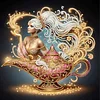 Genius Lamp Beauty - Diamond Painting - Partial Special Shaped Drill(Canvas|30*30cm)