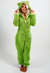Winter Plush All-in-One Pajamas For Women