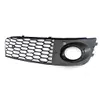1 Pair Car Front Grill Mesh Front Fog Light Hoods Cover for Audi A4 B8 2008-2012