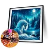 Einhorn - runder Bohrer Diamond Painting - 40*40cm