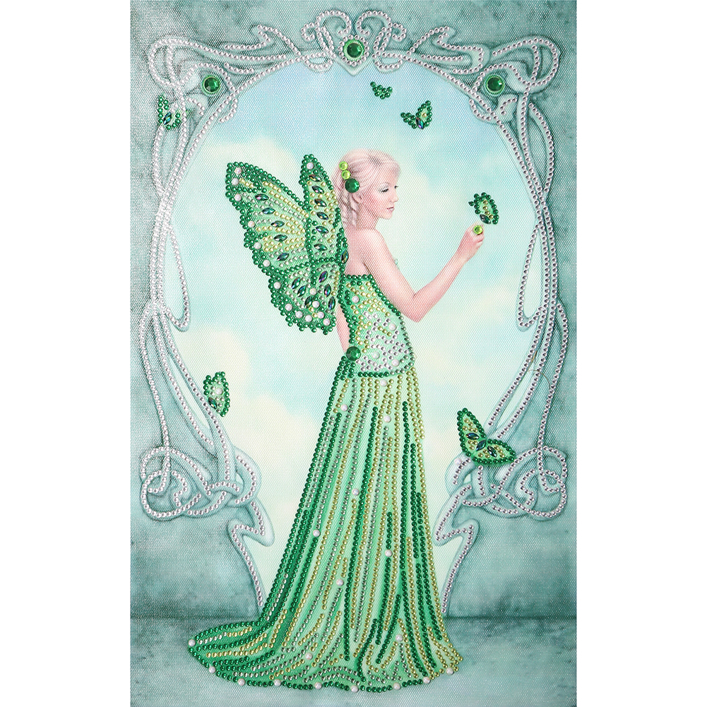 

Butterfly Angel - Special Shaped Diamond Painting - 30*45CM, 501 Original