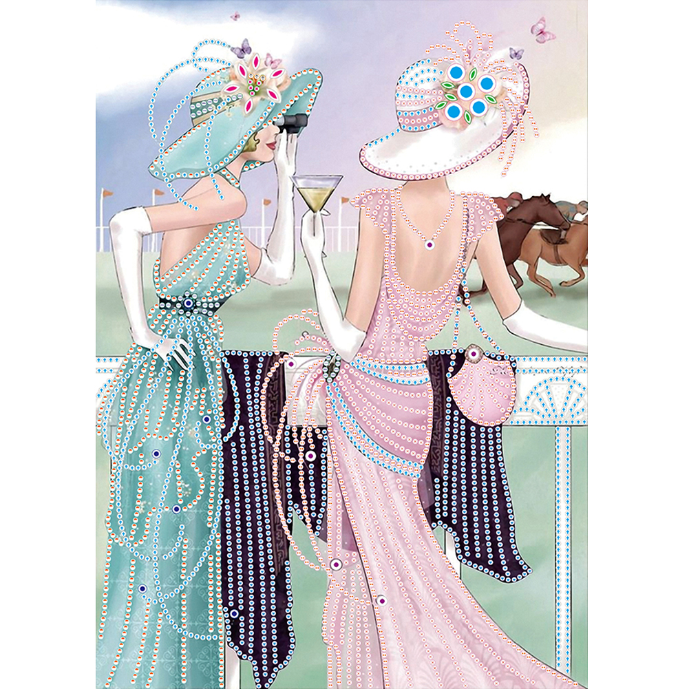 

Elegant Lady - Special Shaped Diamond Painting - 30*40CM, 501 Original