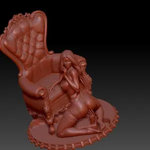 pornhint Pornhint Morticia NSFW sexy STL OBJ , print in 3D in any size Unique sex Decor Monsters NSFW