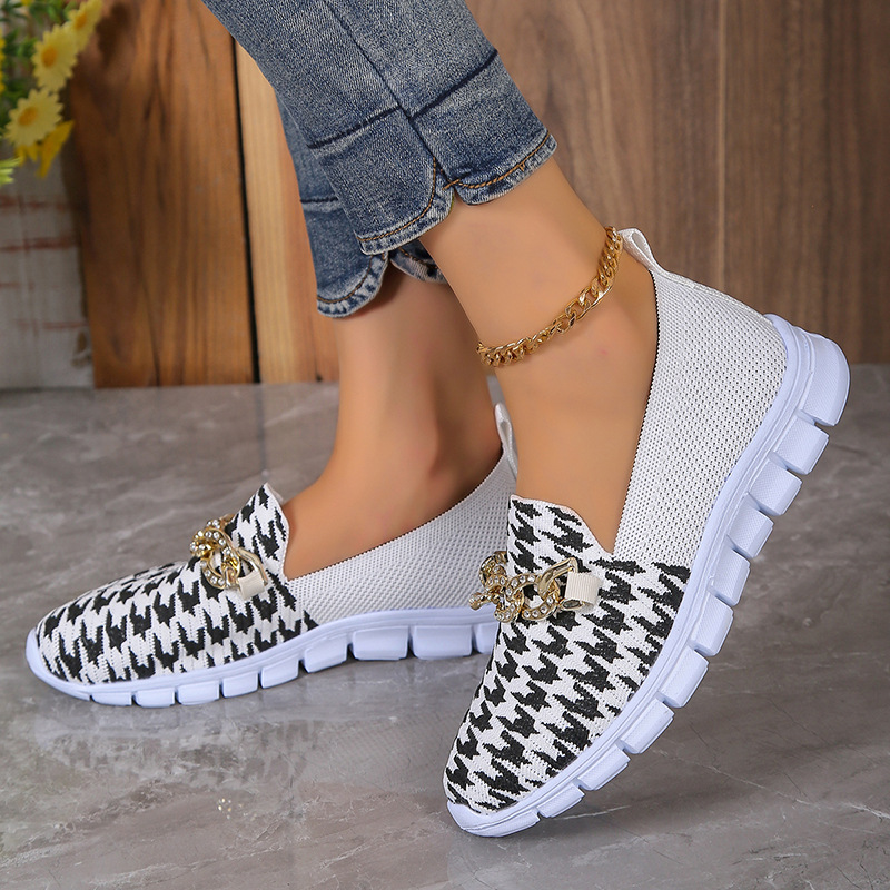 Mature Women Casual Mesh Sneaker Summer Walking Sports Flat Shoes Breathable Loafers