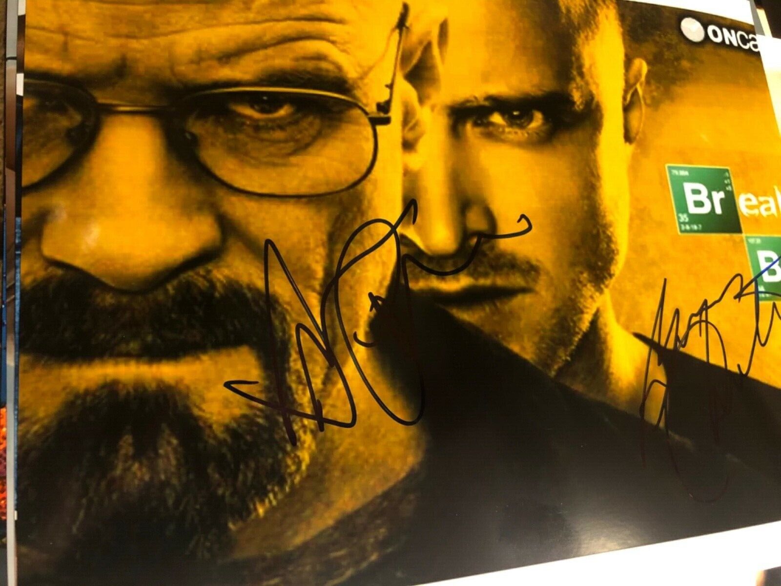 Bryan Cranston Aaron Paul Signed 8 x10 Photo Poster painting sexy picture super duper hot hott