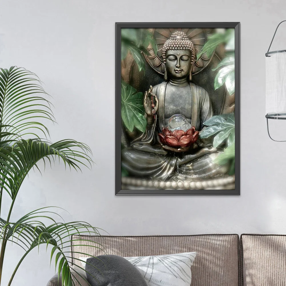 11ct Stamped Cross Stitch - Buddha Statue(40*56cm)