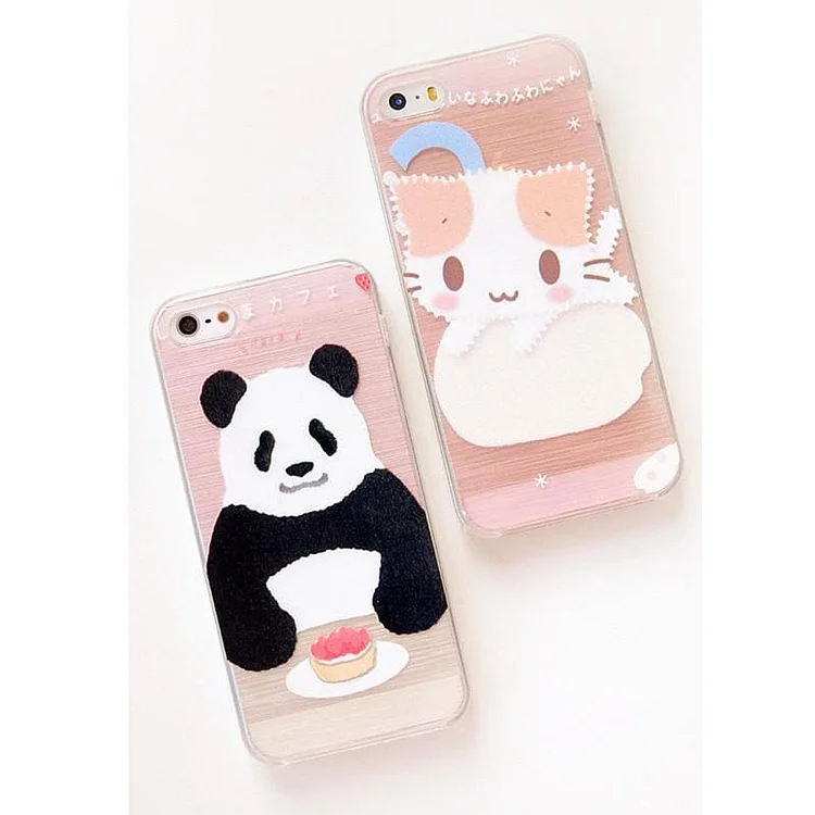 Cutie Panda and Kitty Iphone Case SP153029