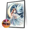 Diamond Painting-DIY Full Round Drill Moon Fairy