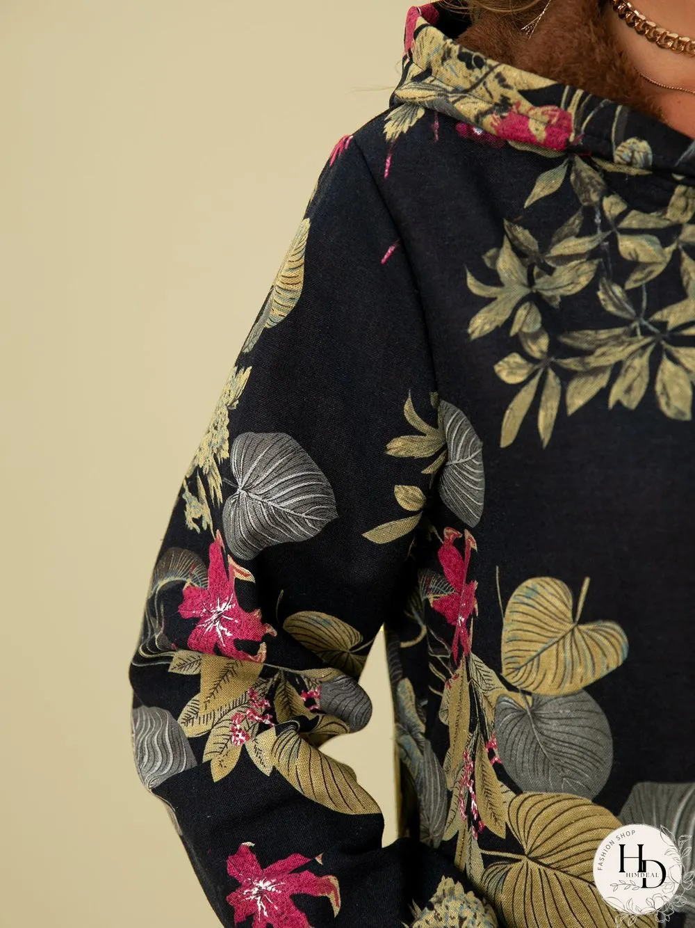 Shift Long Sleeve Cotton Fleece Coat