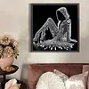 Crystal Lounge Lady kit sp&eacute;cial de perceuse partielle en forme 5D pour drill partiel en diamant et art maison