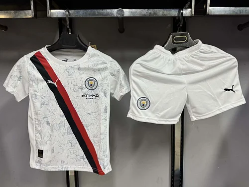 2025/2026 Manchester City Away Football Shirt 1:1 Thai Quality Kids Size