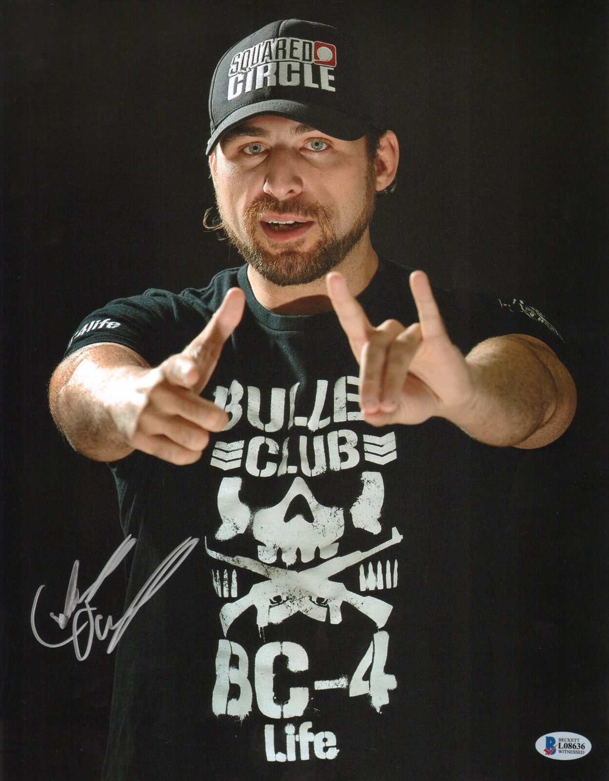 Chase Owens Signed 11x14 Photo Poster painting BAS COA New Japan Pro Wrestling Bullet Club Auto