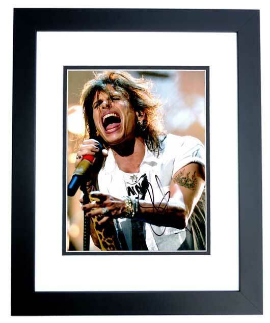 Steven Tyler Signed - Autographed Aerosmith Concert 11x14 inch Photo Poster painting FRAMED